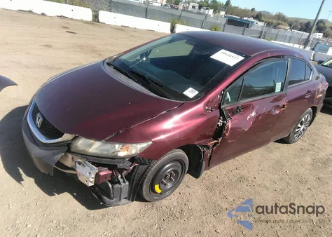 2014 Honda Civic Lx из США, поврежденный, VIN 19XFB2F52EE017223